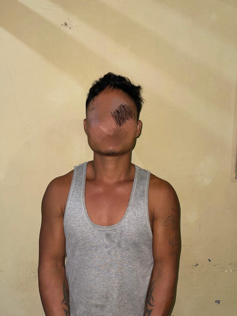 Tersangka kasus pembacokan, Polres Kotim. (IST)