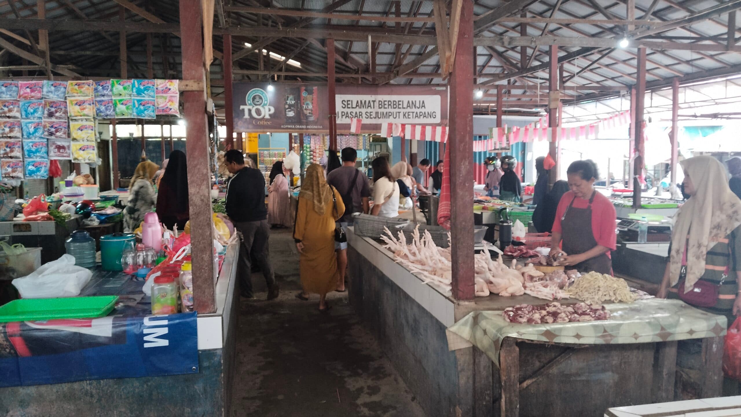 foto : pasar sejumput, Sampit